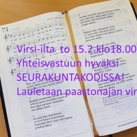 Virsi-ilta Yhteisvastuulle Virsi-ilta Yhteisvastuulle
